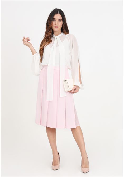 A-line design pink women's skirt MAX MARA | 2416101011600017